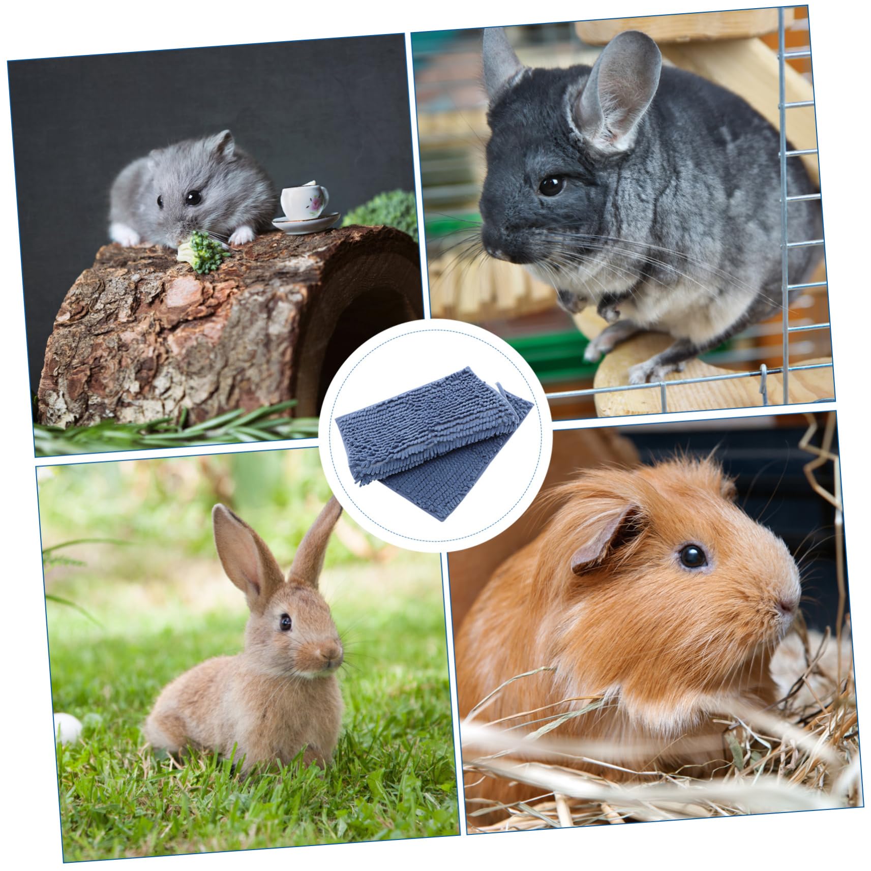 Happyyami Szczur Pee Pad Zwierzęta Domowe Są Maty Treningowe Wygodne Podkładki Do Siusiu Klatka Dla Chomika Akcesoria Wielokrotnego Użytku Wkładki Do Klatek Chomik Podkładki Do Siusiu
