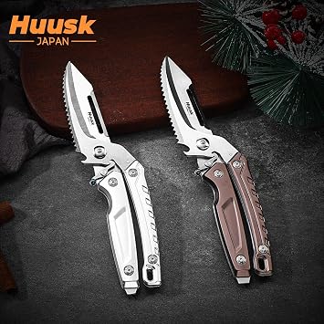 Huusk Heavy Duty Poultry Scissors - Kitchen Scissor for Food Sliver | Serrated Edge, for Cutting Meat, Chicken and Bone, Detachable Sharp Shears, Gift Box