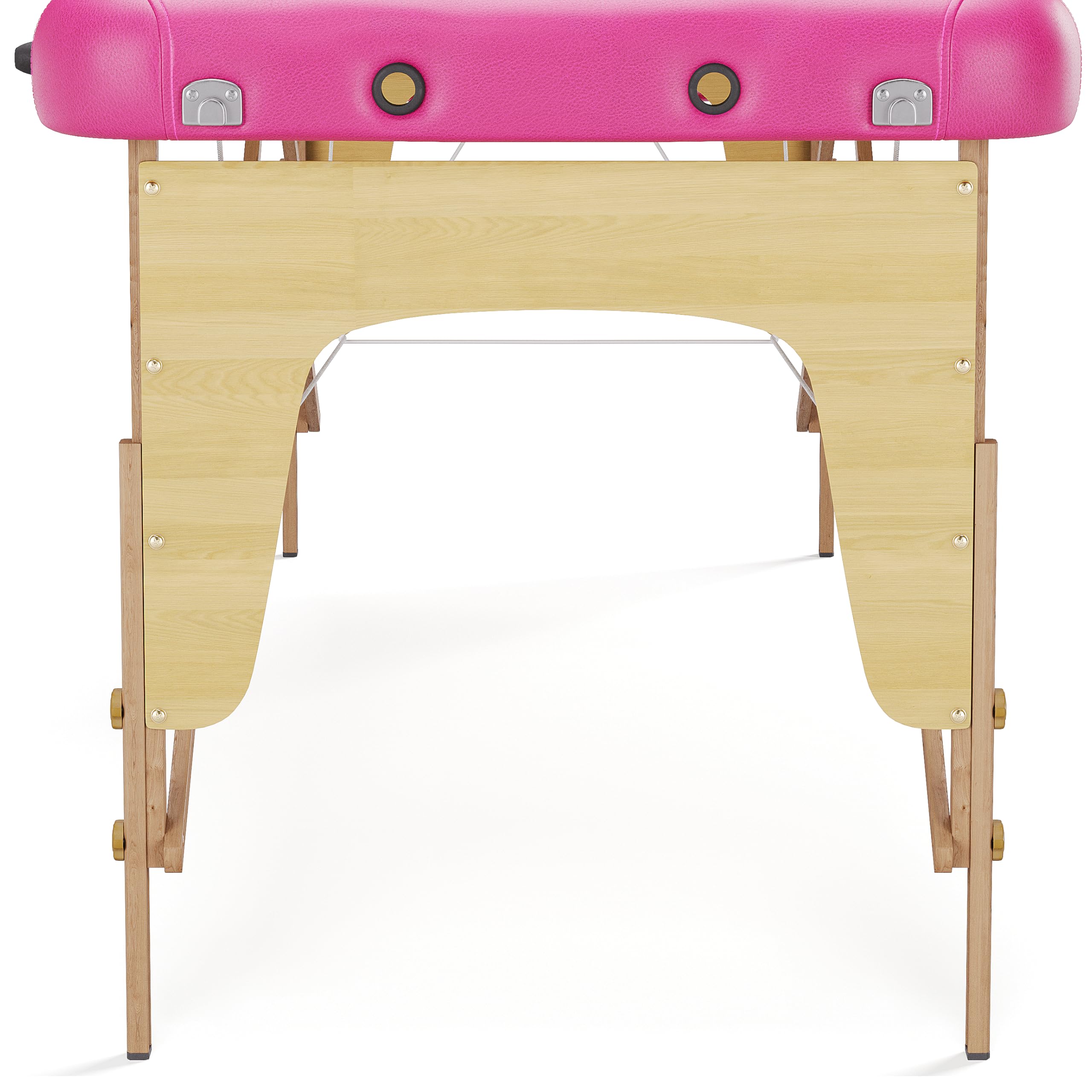 BELTOM® Camilla de Masaje Basic 3 Zonas portatil 185 x 60 cm. - Pesa Solo 14,3 kg. - Mesa Cama Banco Plegable Reiki Fsioterapeuta - Rosa