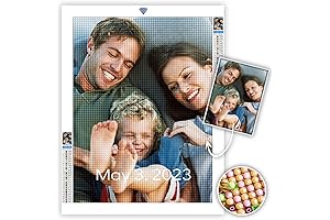 UM UPMALL Personalized Photo Diamond Art Painting Kit