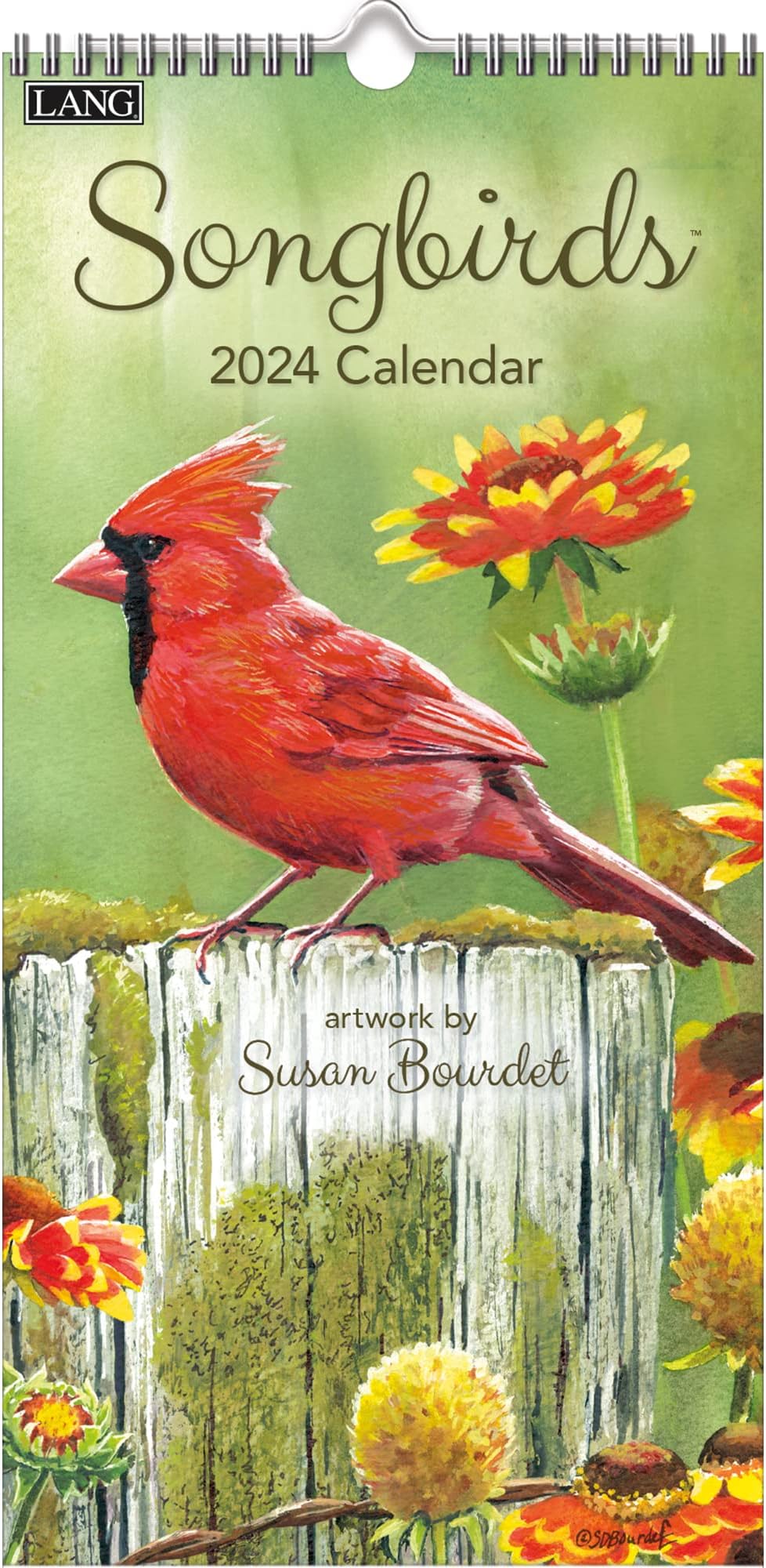 LANG Songbirds™ 2024 Vertical Wall Calendar (24991079122