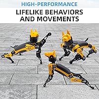 Vista 2 de Petoi Programmable Robot Dog Bittle X V2 Alloy Servo (Pre-Assembled) Coding Smart Robot Dog Kit, Voice Controlled, Quadruped Interactive Robot for