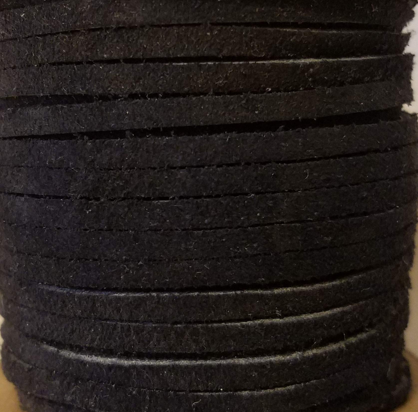 Genuine Suede Leather Lace 1/8IN x 25YDS 1/8