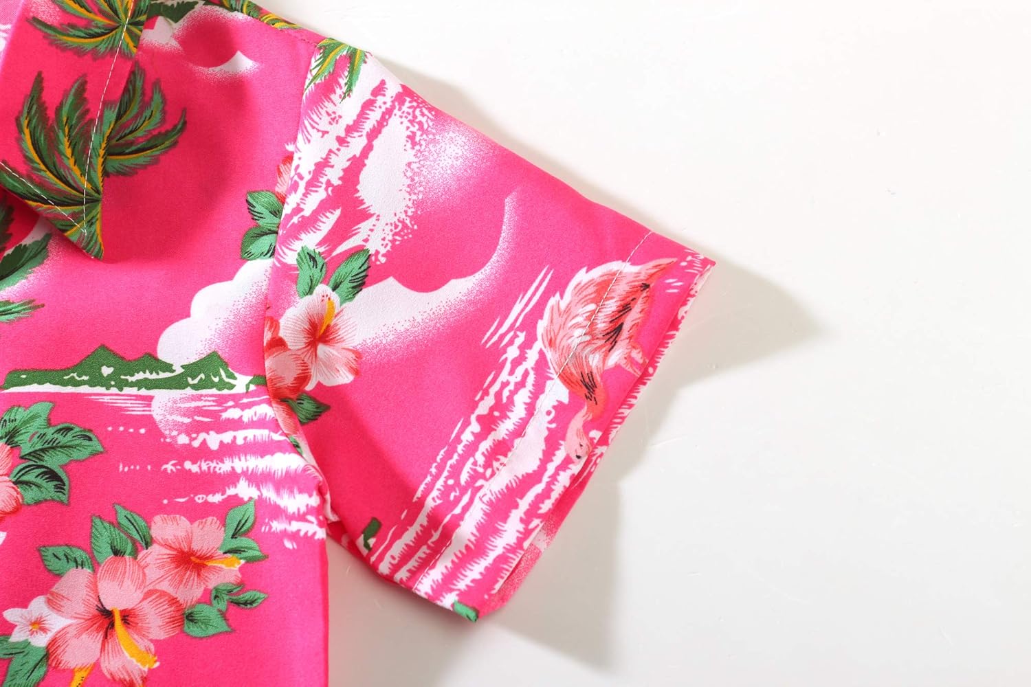 SSLR Big Girls Hawaiian Shirt Beach Tropical Summer Casual Short Sleeve Button Down Shirt - Image 5