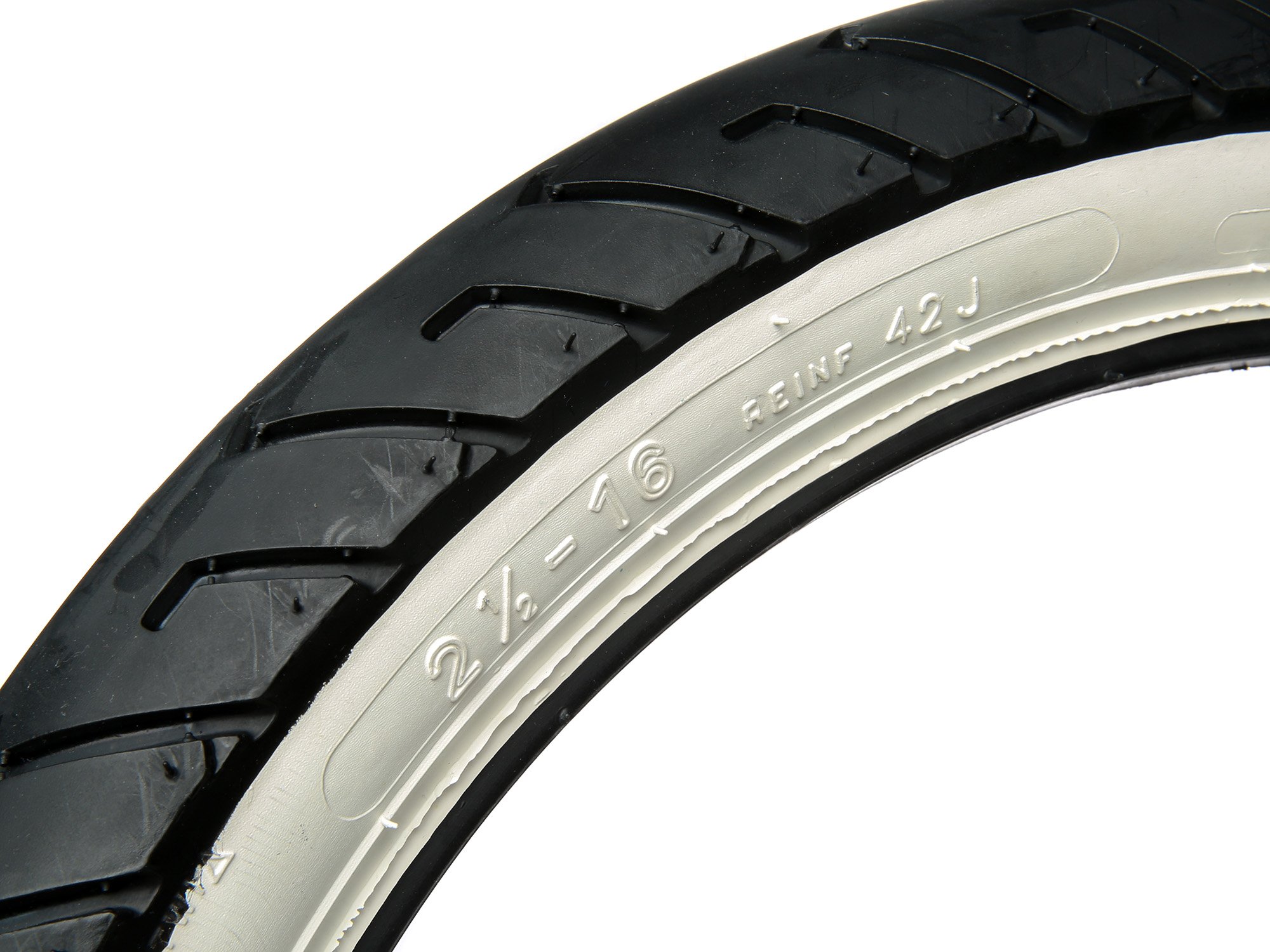MITAS Opony 2 1/2-16 - 42J - TT/TL - Profil MC2 - skierowane w kierunku jazdy