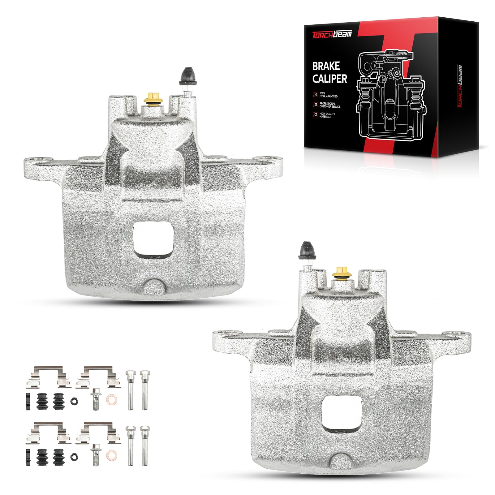 Torchbeam Front Brake Calipers Set for Jeep Patriot 2007-2017