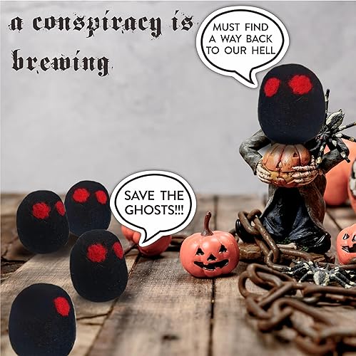 Miniatura 4 de Adopta un demonio! Pequeño demonio en un frasco, bonito regalo de fieltro hecho a mano, decoración de Navidad, regalo único y divertido para niños y