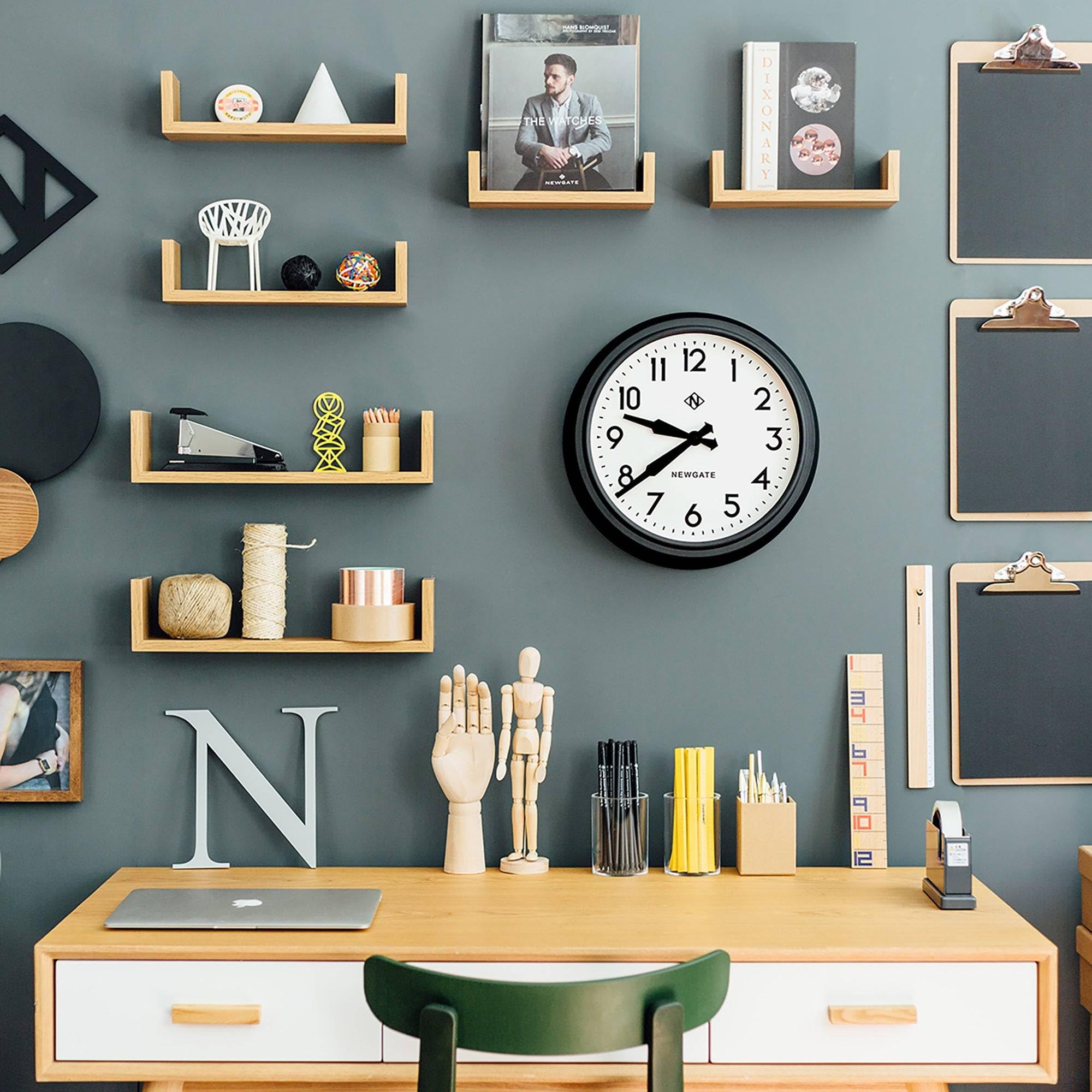 NEWGATE Brixton Wall Clock Chrome 掛け時計 Newgate Brixton Clock - Chrome | izola-dev