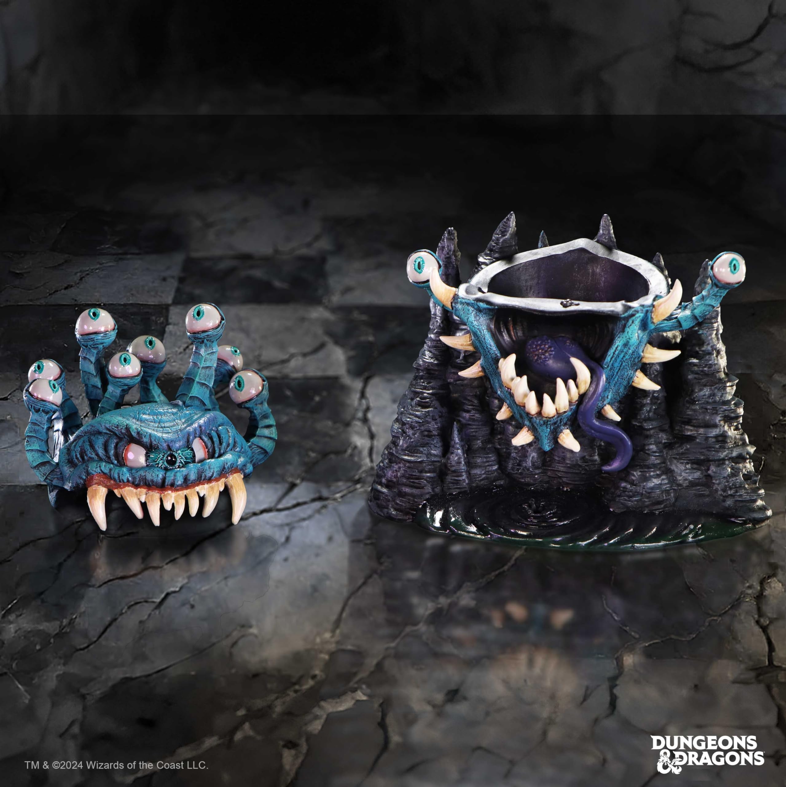 Nemesis Now Dungeons & Dragons Beholder - Scatola per dadi in resina, 15 cm, prodotto ufficiale D&D, design unico, in resina di alta qualità, accuratamente dipinta a mano