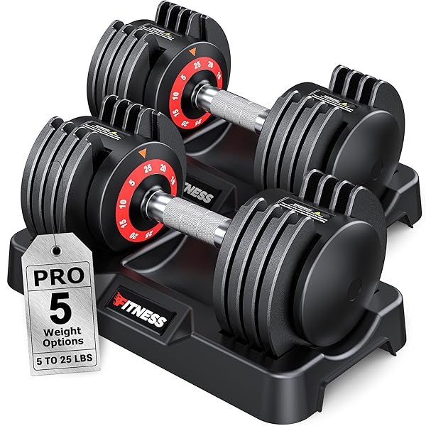 Adjustable Dumbbells Set of 2, 1 Hand Adjustable Weights Dumbbells Set, 5 in 1/10 in 1 Free Dumbbell with Anti-Slip Texture Handle, 25/55/80lb Pair Weight Set For Home Gym Suit both Men and Women