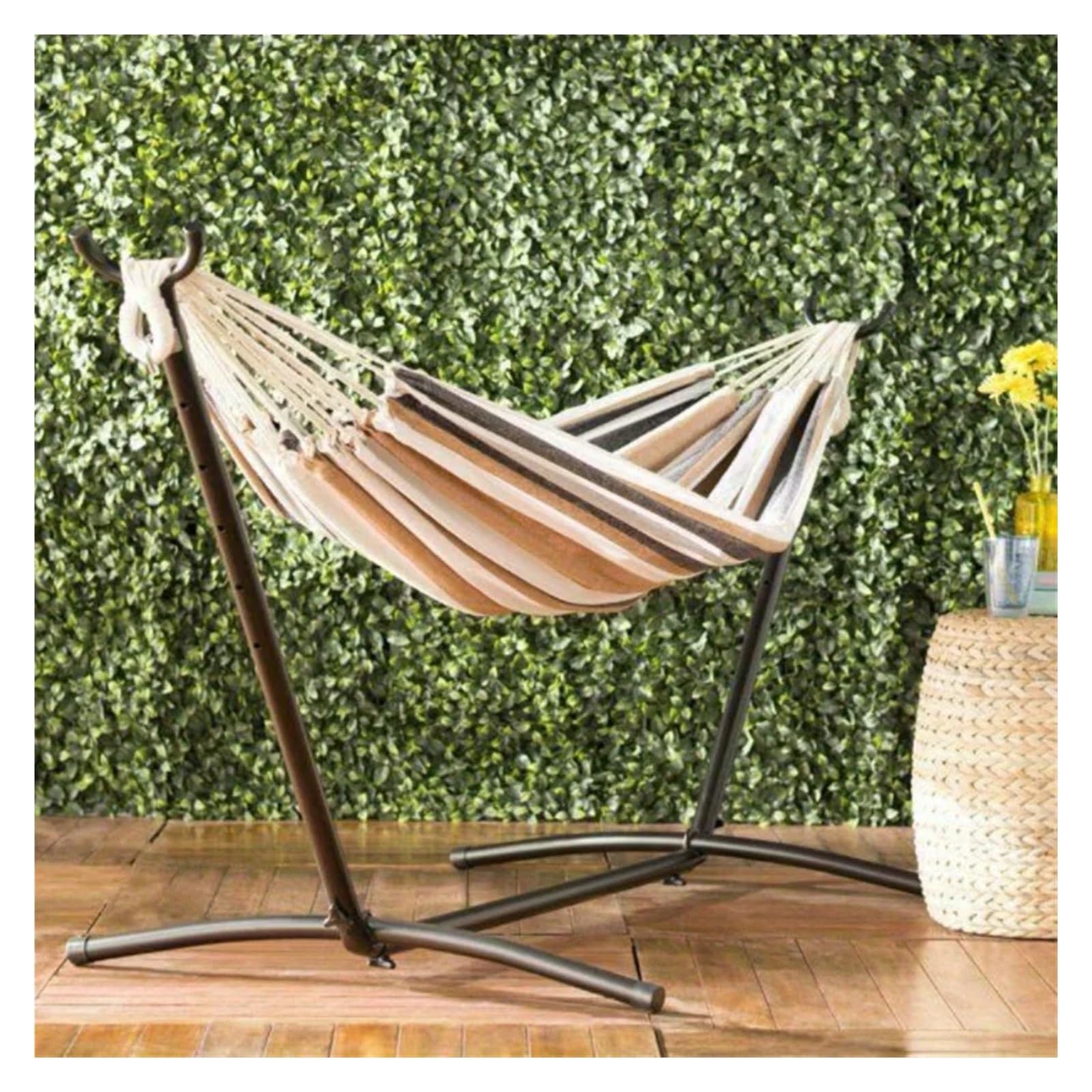 Amaca, Supporto Per Amaca Portatile Incluso per Campeggio/Giardino