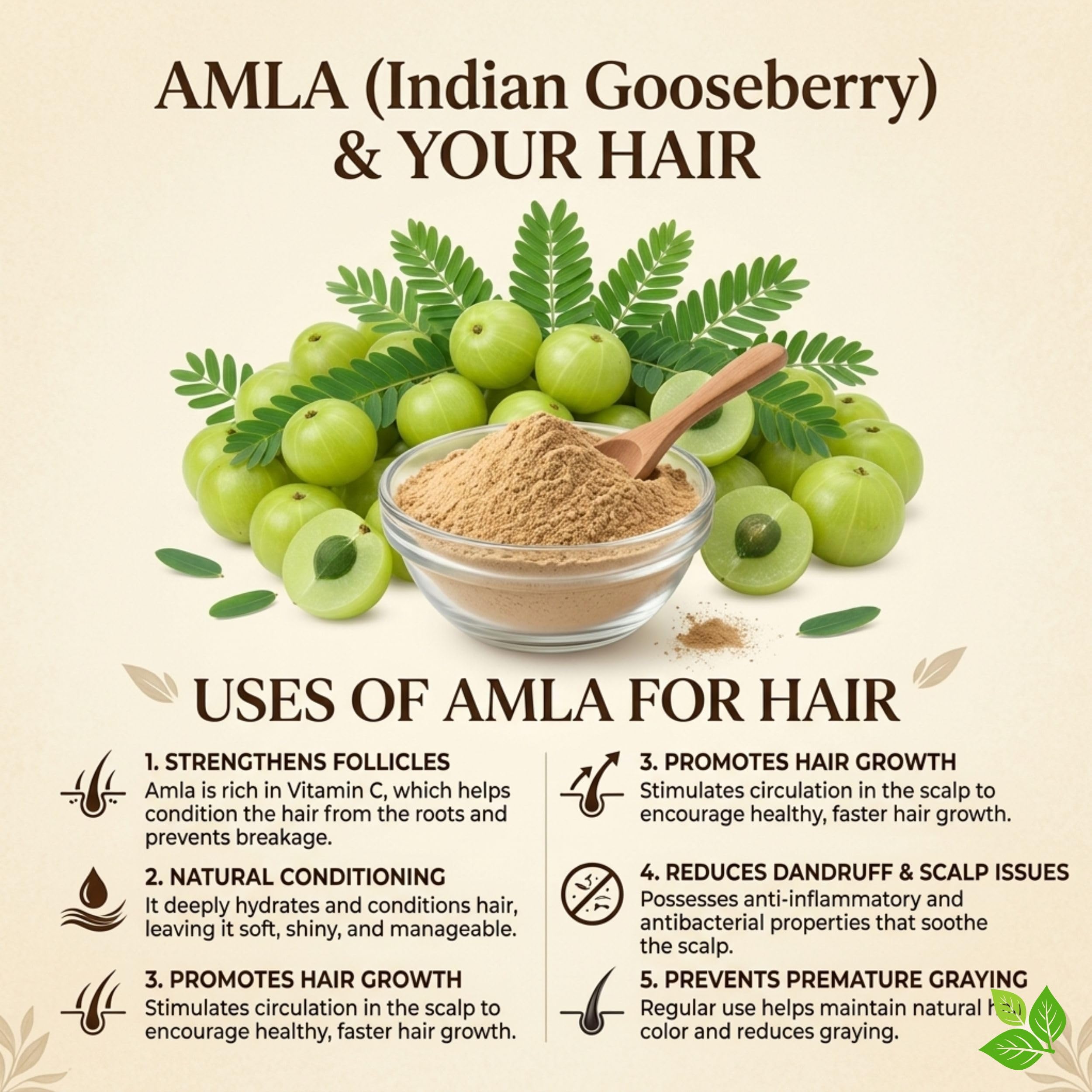 Amla Powder 200g | Pure Amla Powder | Indian Gooseberry Powder | Amlaki Churna | Herbal Powder for Hair Care & Face Packs | Natural Dried Amla Fruit — Amazon image 2