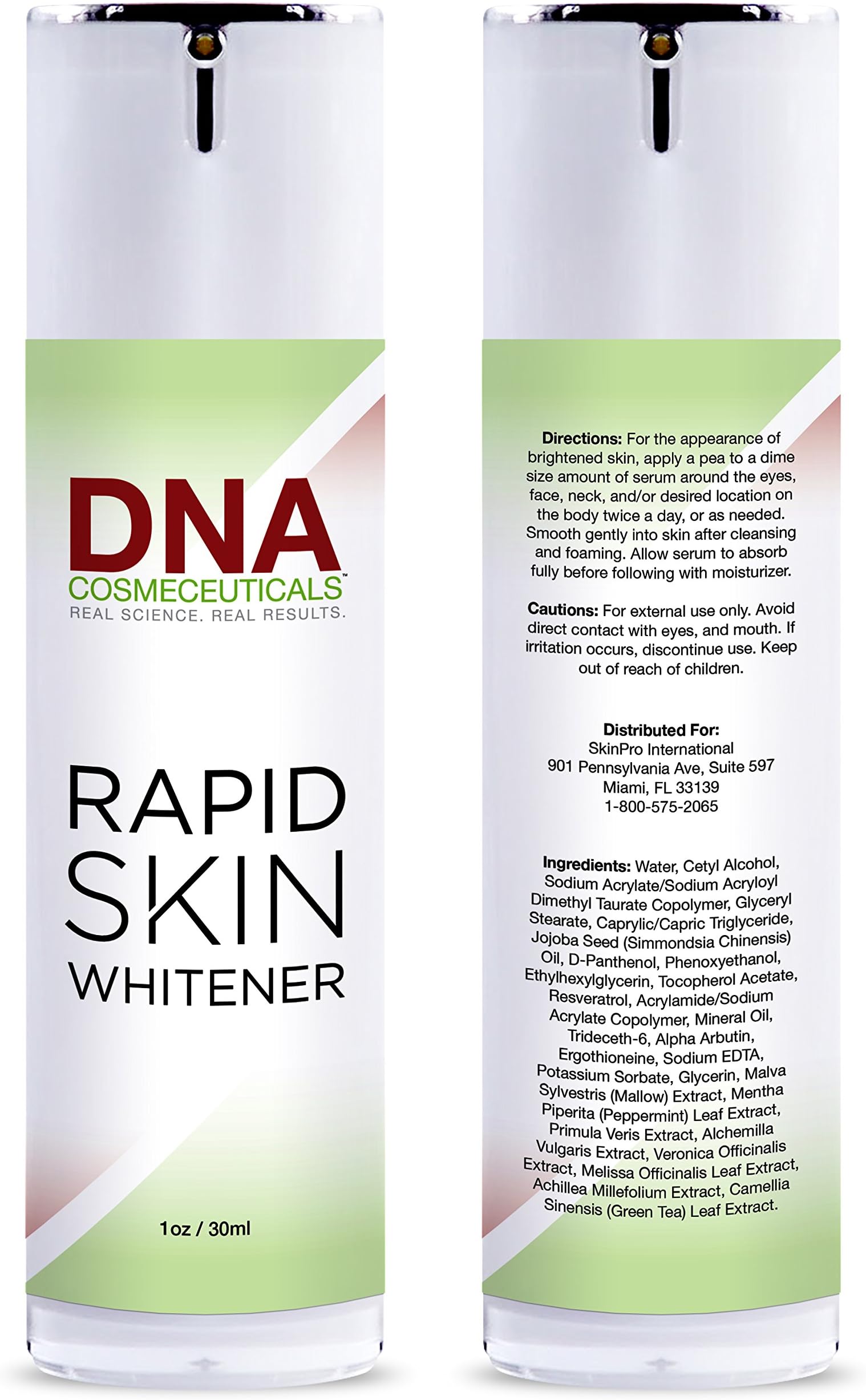 Dark Spot Corrector for Face and Body - DNA Cosmeceuticals Rapid Skin Whitener, Fades Uneven Skin Tone and Hyperpigmentation, Fast Acting Skin Lightening Treatment