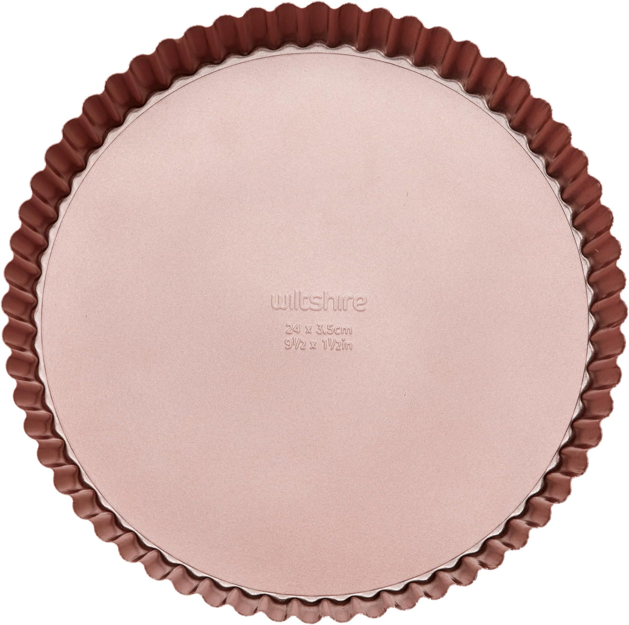 Tala Performance 23 cm dia Fluted Tart Tin, Professional Gauge Carbon