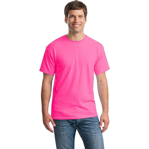 Gildan Men's Heavy Taped Neck Comfort Jersey T-Shirt