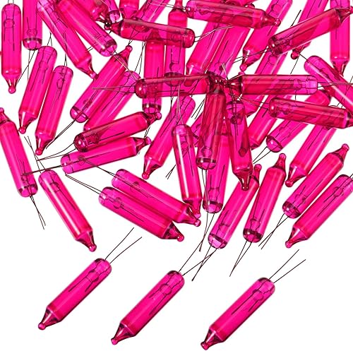 Vista 52 de Mudder 200 unidades de 2.5 V Navidad 50/100/150/200 unidades de mini luces incandescentes de alambre de repuesto bombillas de repuesto