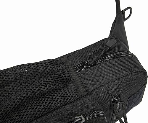 Miniatura 6 de Mochila táctica para el hombro, bolsa de mensajero EDC para el pecho, bolsa de mensajero MOLLE, bolsa de hombro, bolsas de utilidad laterales, CP,