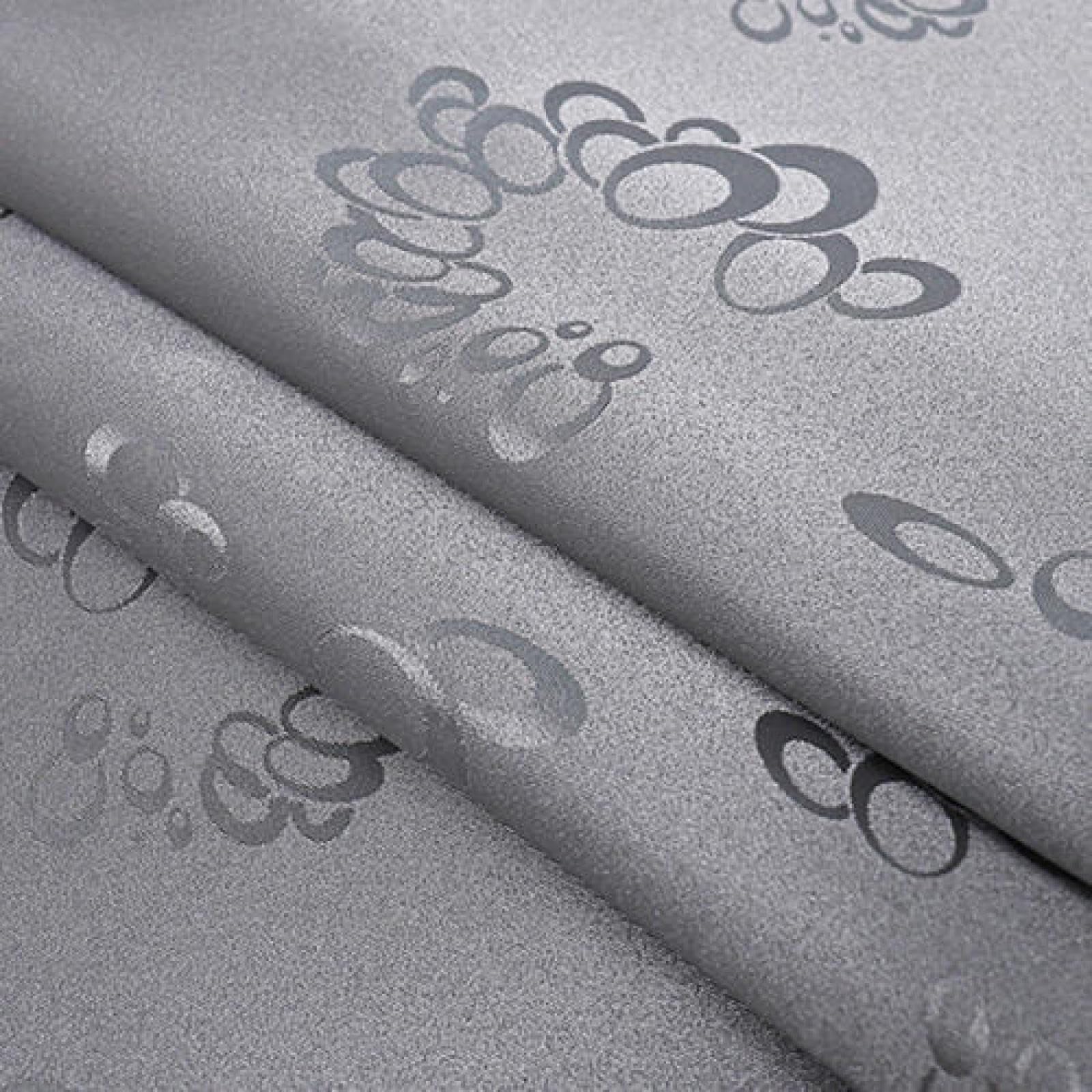 Mantel Mesa Rectangular Antimanchas Impermeable Cubremesa Anti Arañazos Calientes para de Hogar Picnic del Hotel Tienda de Café Un Círculo Gris 300cm