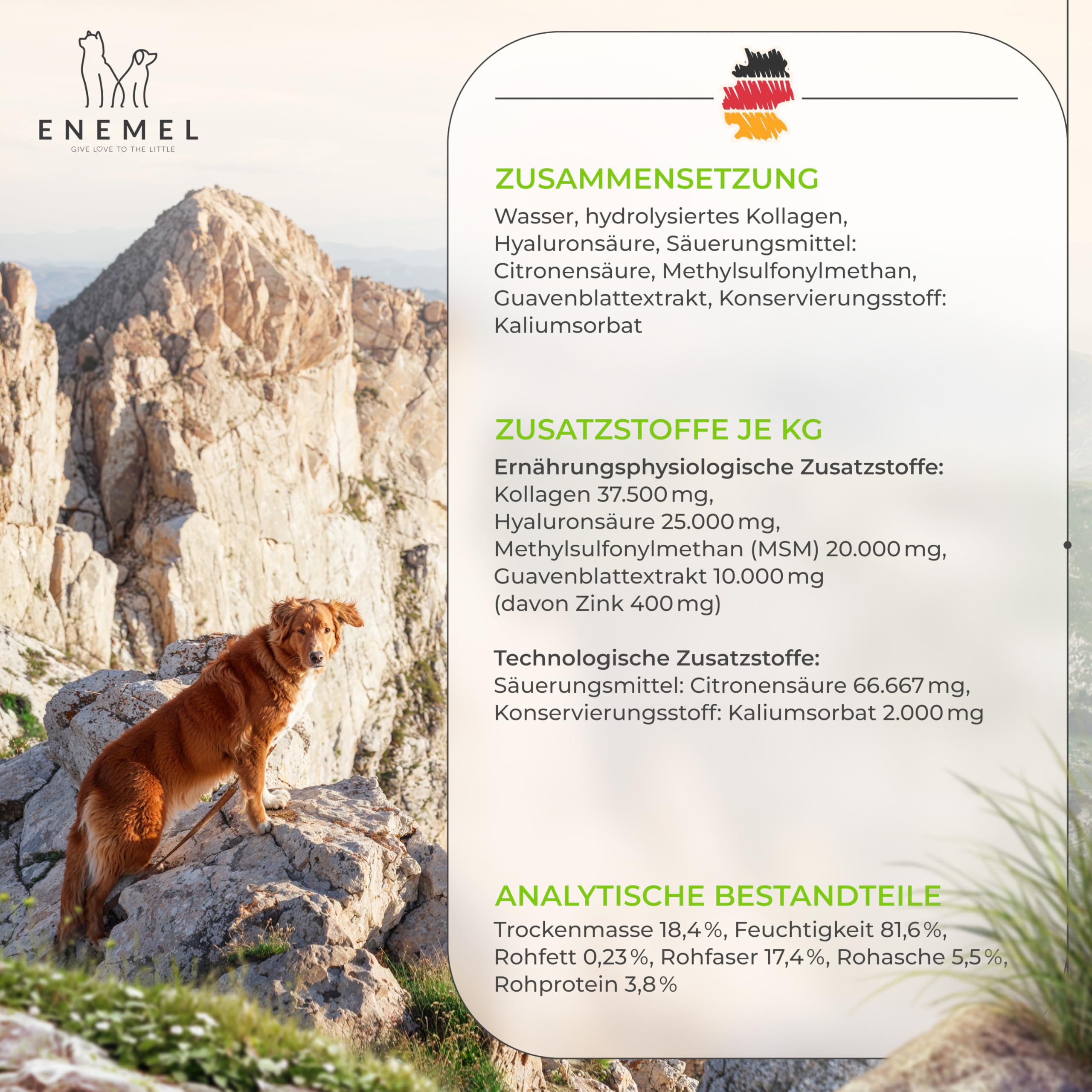Komplett-Set Hund Tropfen – 3X 100 ml flüssiges Nahrungsergänzungsmittel Hund mit Vitamin B Komplex, Gelenk Komplex (Kollagen, Hyaluronsäure & MSM) & Multivitamin, Made in Germany