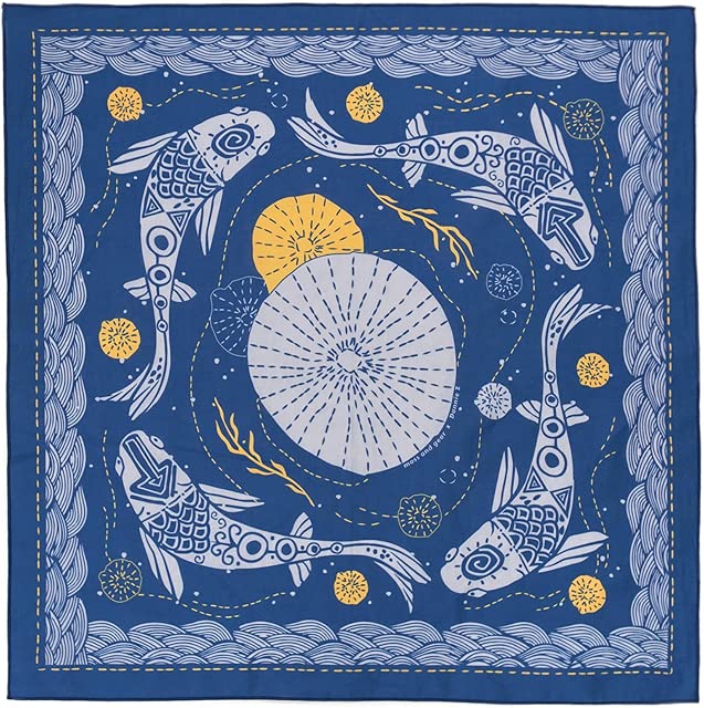 Moss and gear Bandana 100% cotton kerchief, extra soft cotton - for Men & Women
