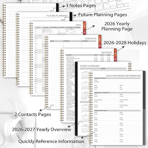 Miniatura 5 de Agenda 2024 - Agenda 2024, agenda diaria por hora con intervalo de 30 minutos, enero 2024 a diciembre 2024, 9 x 11 pulgadas, planificador semanal