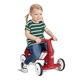 Toddler Toys 1-2, Baby Toys for Kids, 1 Year Old Girl Gifts, 1 Year Old Boy Gifts, Radio Flyer Scoot About Sport Ride On, for Ages 1-3 Years, Red