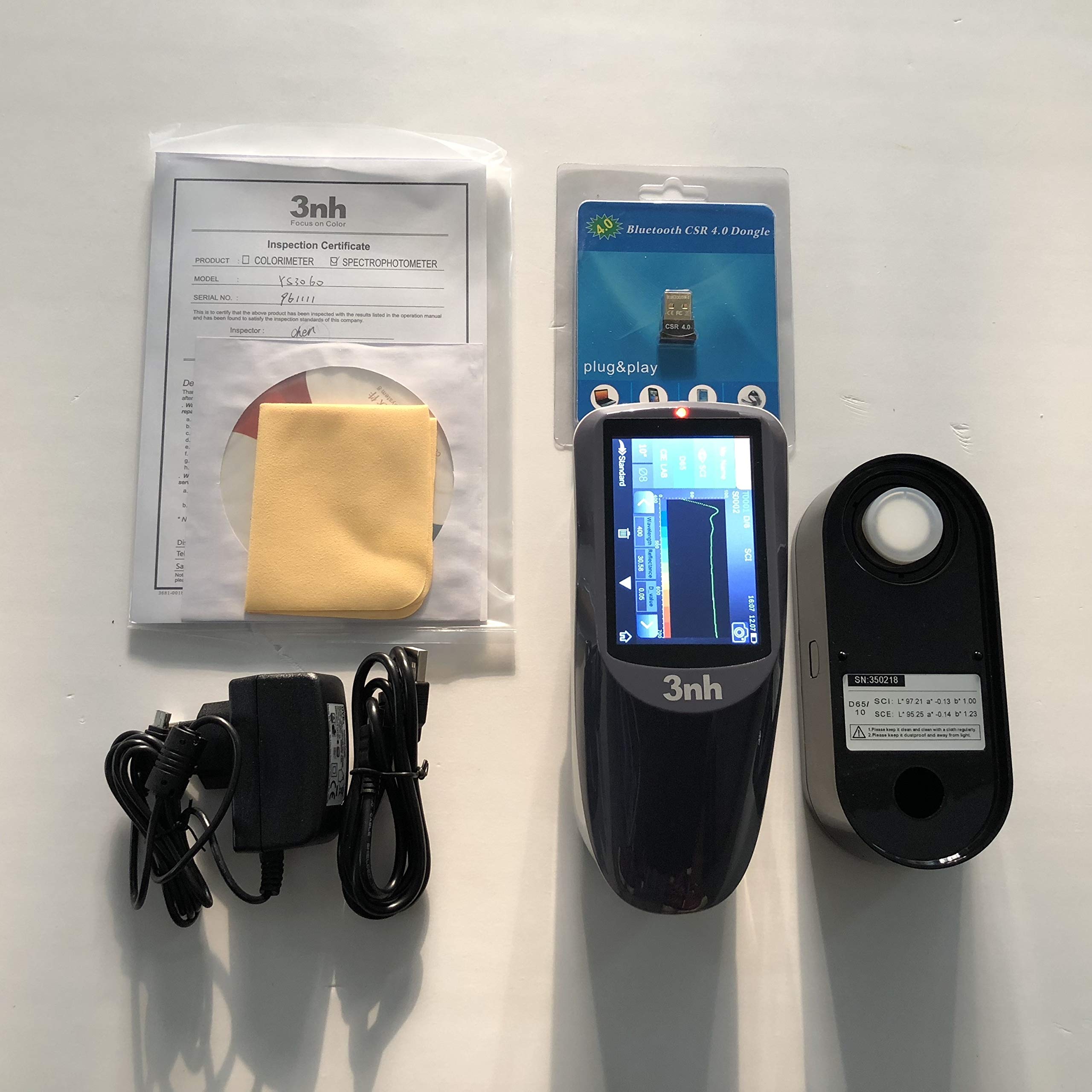 Kolorimeter, YS4560 45/0 Grating Spektralphotometer mit 4mm und 8mm Apertures for Farbmessung