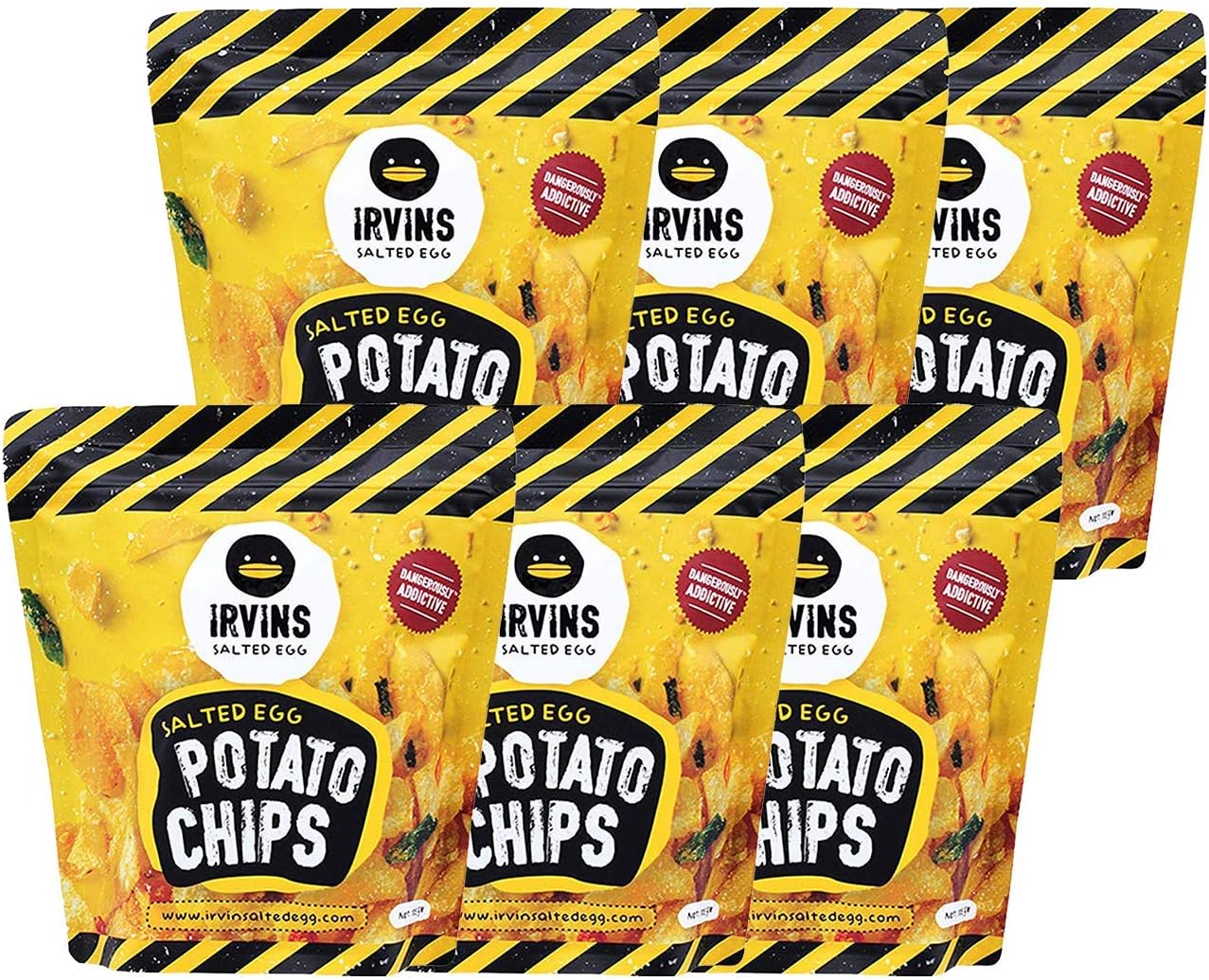 Irvins IRVINS Dangerously Addictive Salted Egg Chips Crisps