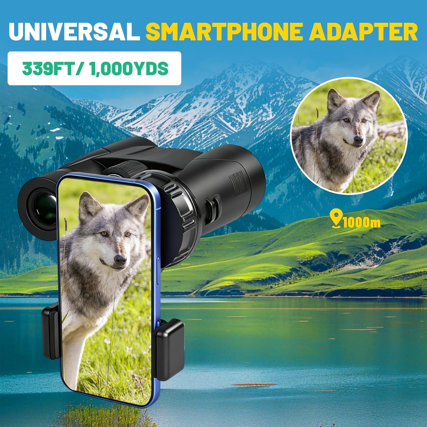 8x32 Small Binoculars for Adults High Powered Compact Binoculars with Phone Adapter,Shoulder Strap, BAK4 Prism,FMC Waterproof, Essentials for Bird Watching Travel Stargazing Cruise Ship - Image 4