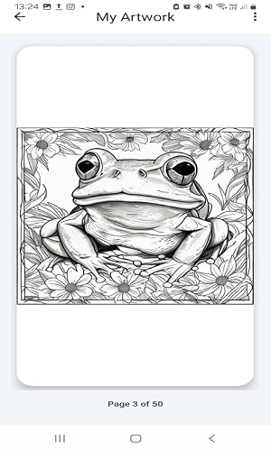Frogs Coloring Book