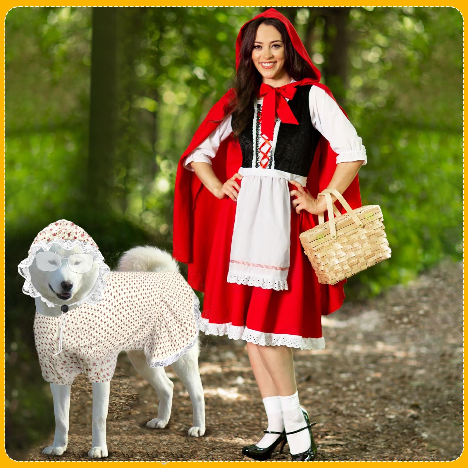 Amazon.com : 3 Pcs Old Lady Costume for Dog Grandmas Dogs Costume Include  Halloween Dogs Costumes and Hat Funny Retro Sunglasses for Halloween Dog  Party Cosplay (3XL) : Pet Supplies