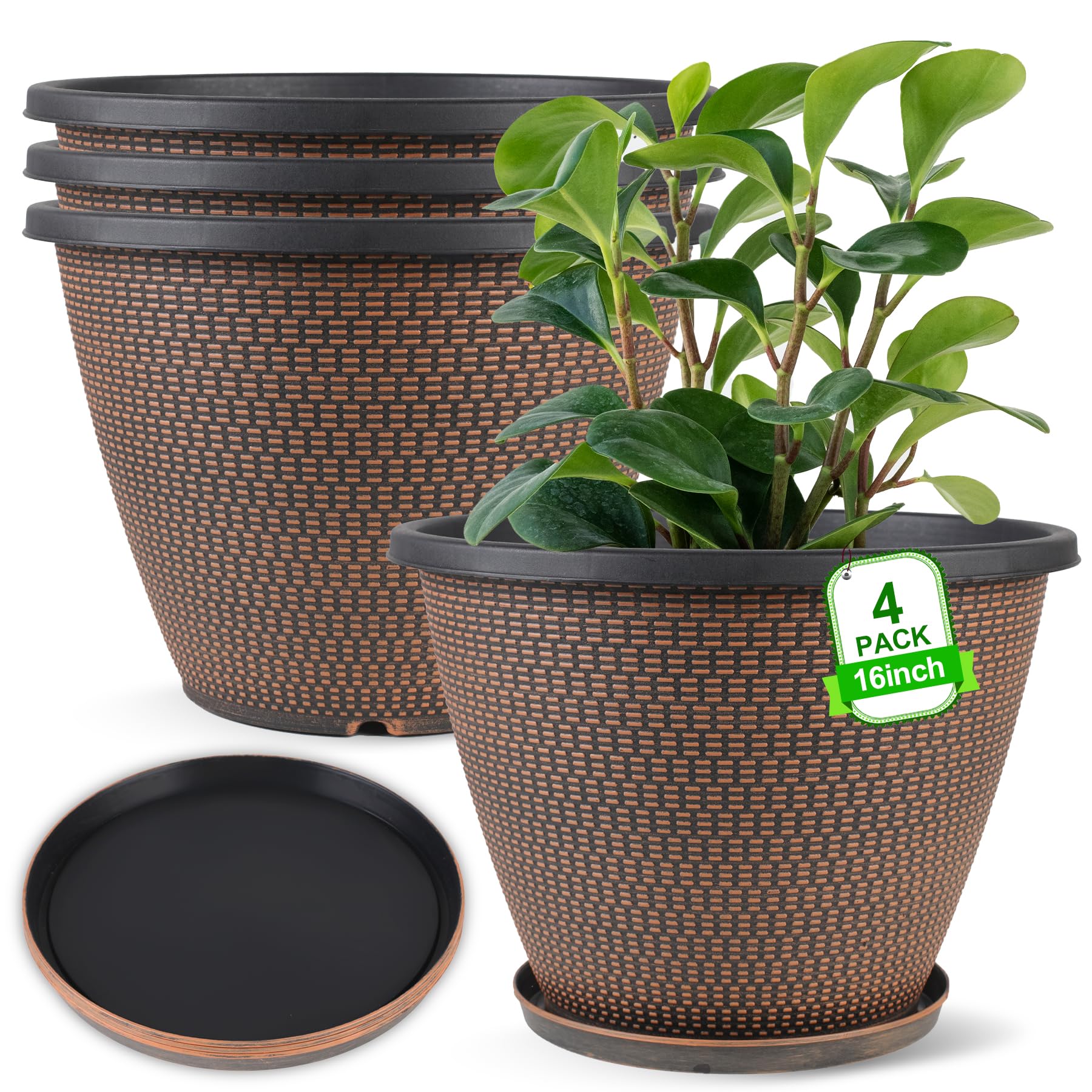 Svxtoby 4 pack planters