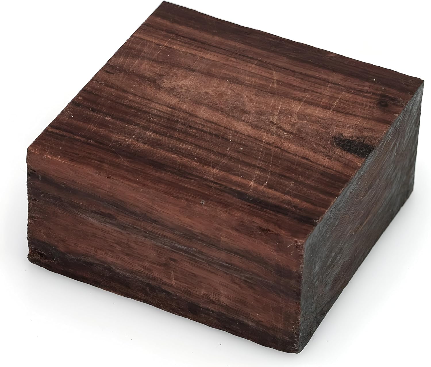 Exotic Wood Zone Granadillo Unfinished Wood Bowl Blanks| Hardwood Square Blocks for DIY Woodworking Enthusiasts Wood Pieces for Wood Crafts and Projects (8" x 8" x 3") 1 Pieces