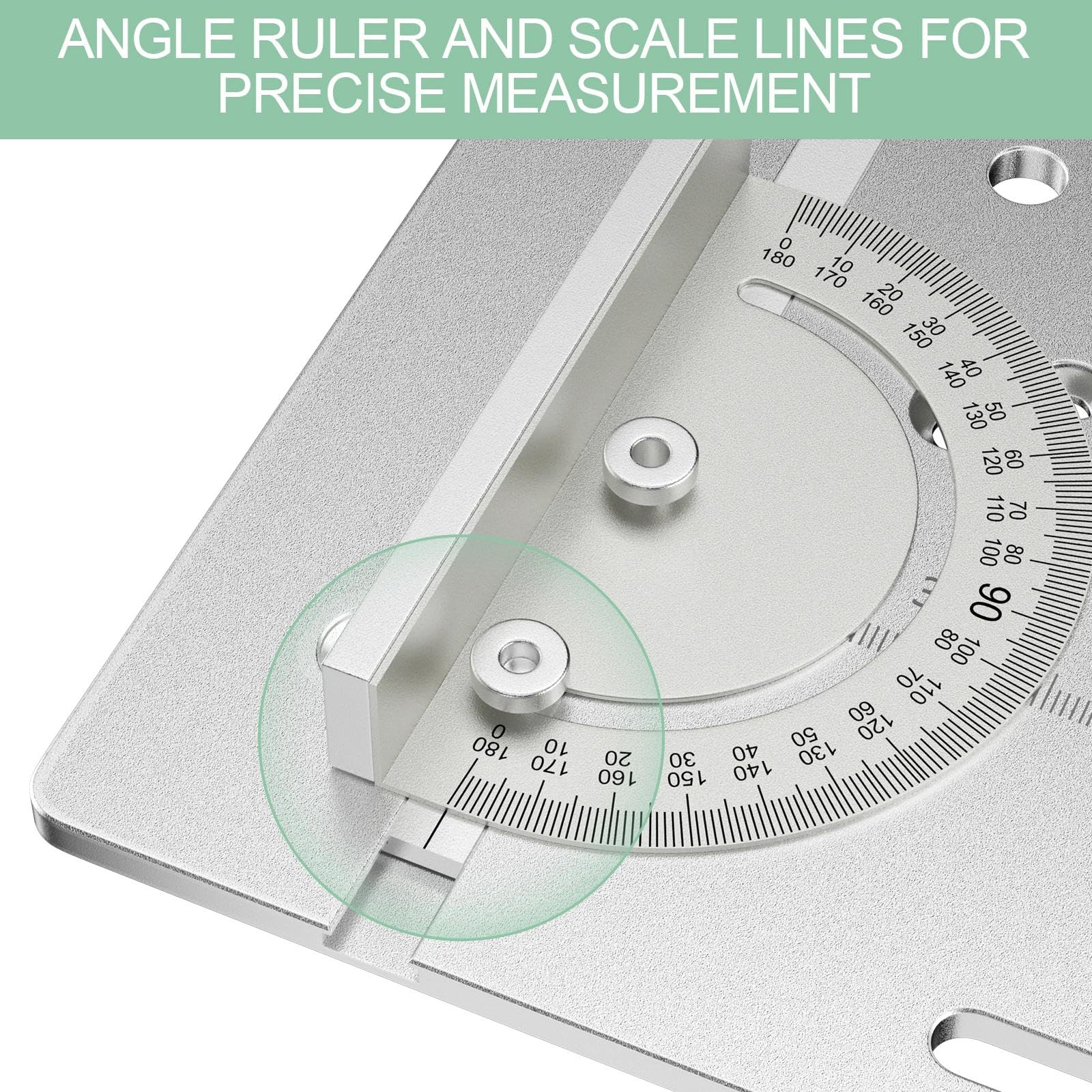 Frästisch für Oberfräse Einlegeplatte, Oberfräsentisch Universal Frästisch, Router Table Insert Plate, Router Tisch Einsatz Platte, Insert Platte, für Nuten Zapfenschneiden Besäumen
