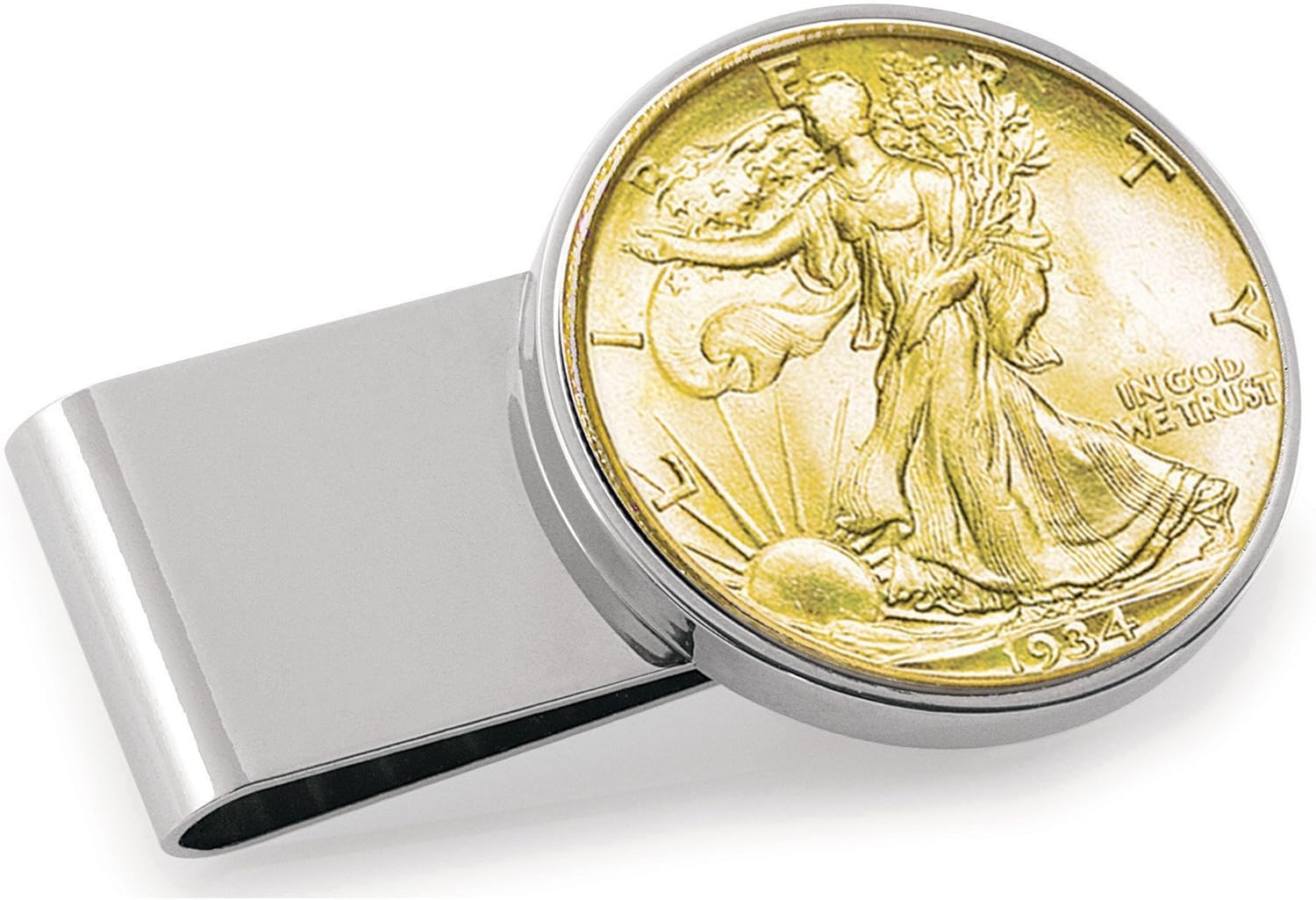 Walking Liberty Half Dollar Coin Money Clip