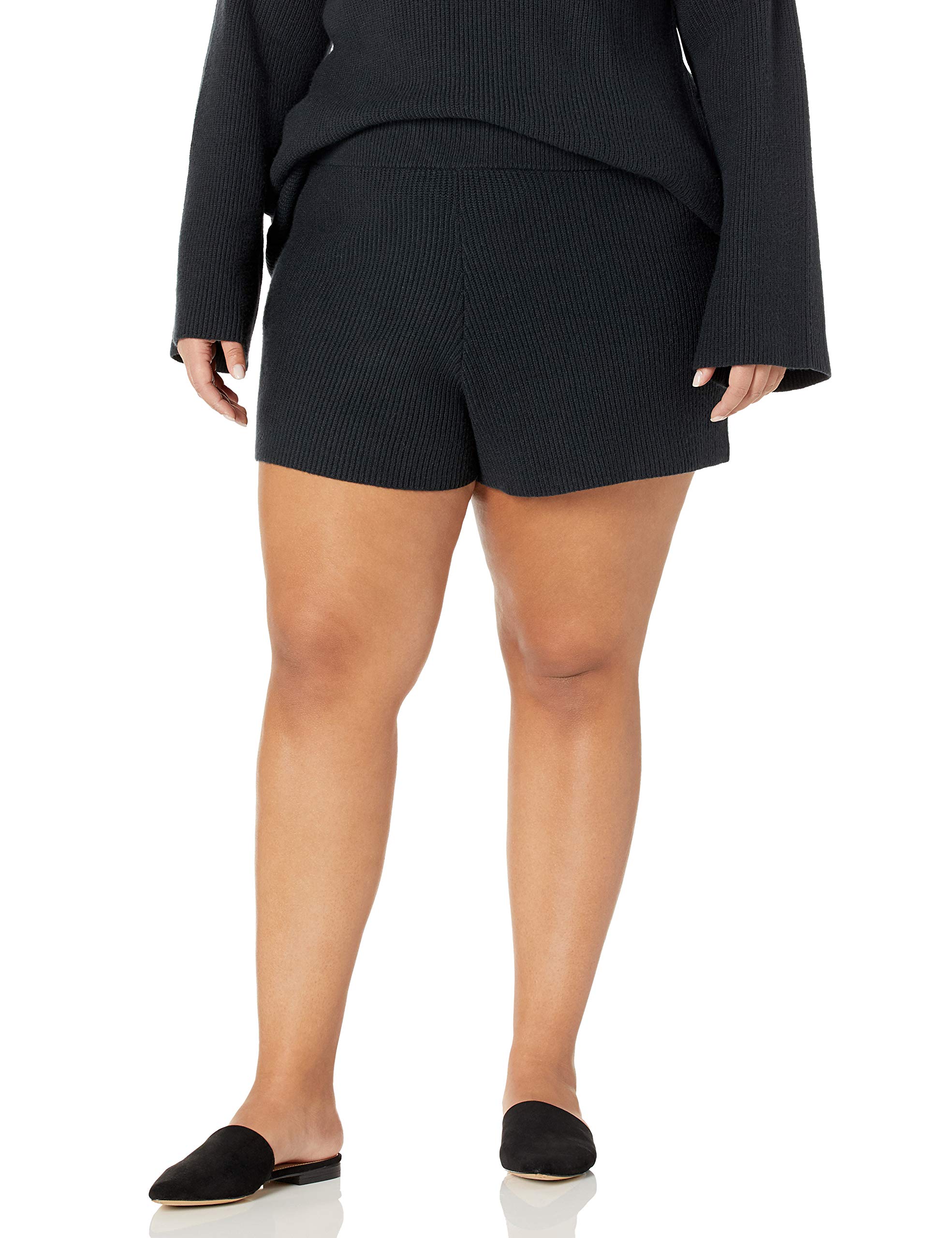 The Drop Women's Faith Pull-on Ribbed Sweater Short