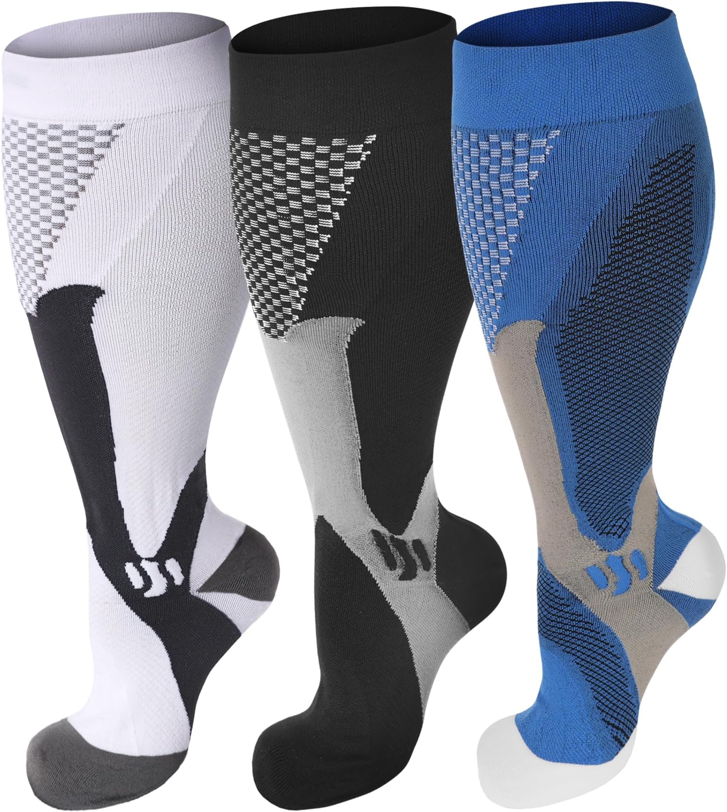 Compression Socks for Men Women 20-30 mmHg Compression Socks