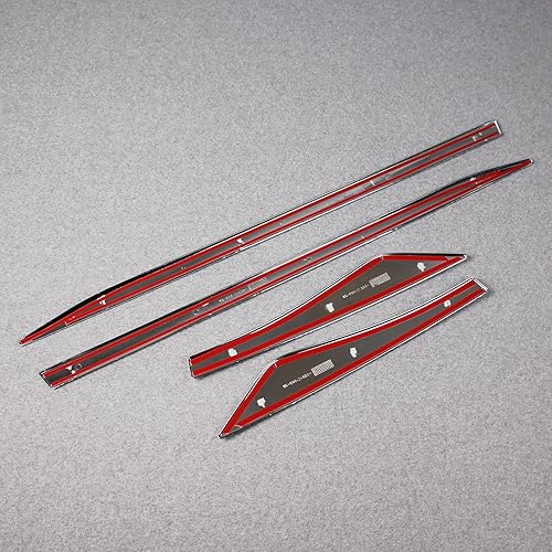 Miniatura 5 de Beautost Cubierta de moldura de puerta lateral de cuerpo cromado ABS para Nissan Rogue 2021 2022 2023 2024 2025 2026