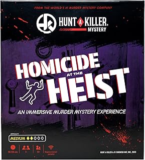 Hunt A Killer Homicide at The Heist - Solve a Murder of a Brilliant Thief - for True Crime Fans with Documents & Puzzles - Murder Mystery Game for Adults - Solve Crimes at Game Night or Date Night