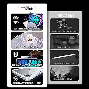 iPad キーボード ケース付 iPad Air 第4/5/6/7世代 ホワイト Amazon.co.jp: BETTDOW 【新型軽量】マジックキーボード 2025