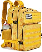 Vista 18 de Mochila táctica de asalto de 45L, mochila de 3 días con Molle, mochila impermeable para mochilas tácticas, Grande, Mochila