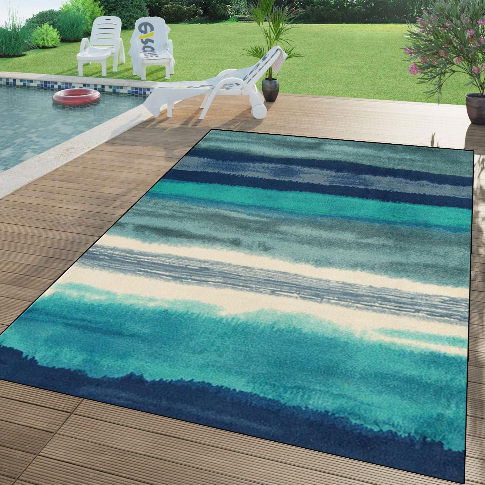 Alfombra de pasillo lavable de pelo corto de 55 x 430 cm para zonas de paso