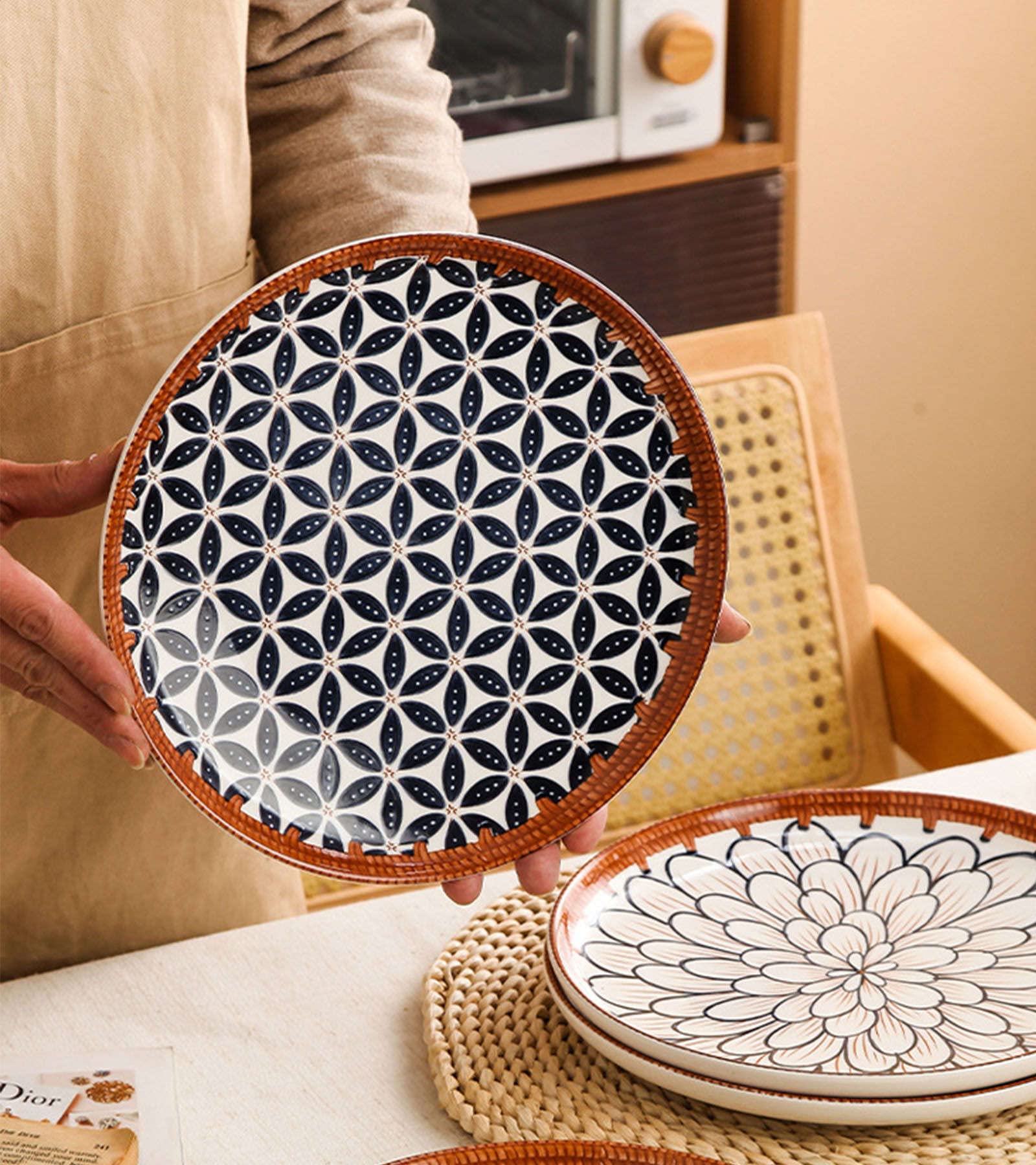 Assiettes, Assiettes à dîner divisées, assiette de contrôle du régime(10inc)