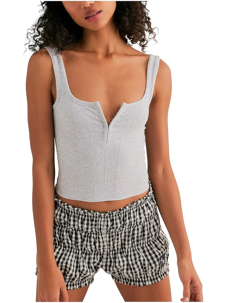 Gray Free People Simply Soft Cami