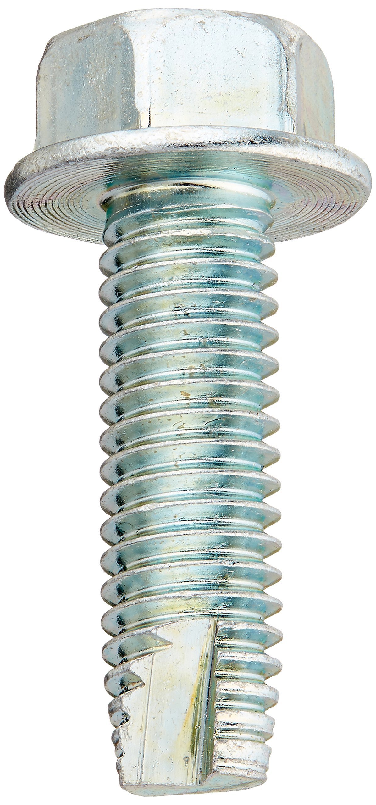 Small Parts 37203W Steel Thread Cutting Screw, Zinc Plated Finish
