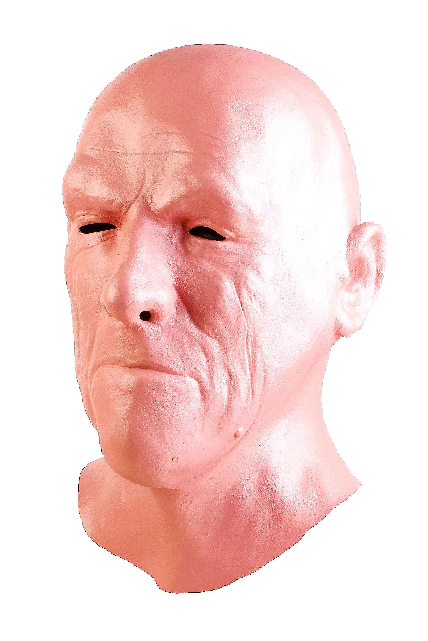Buy Old Man Mask Realistic Halloween Latex Human Wrinkle Face Mask Novelty Costume Party Latex