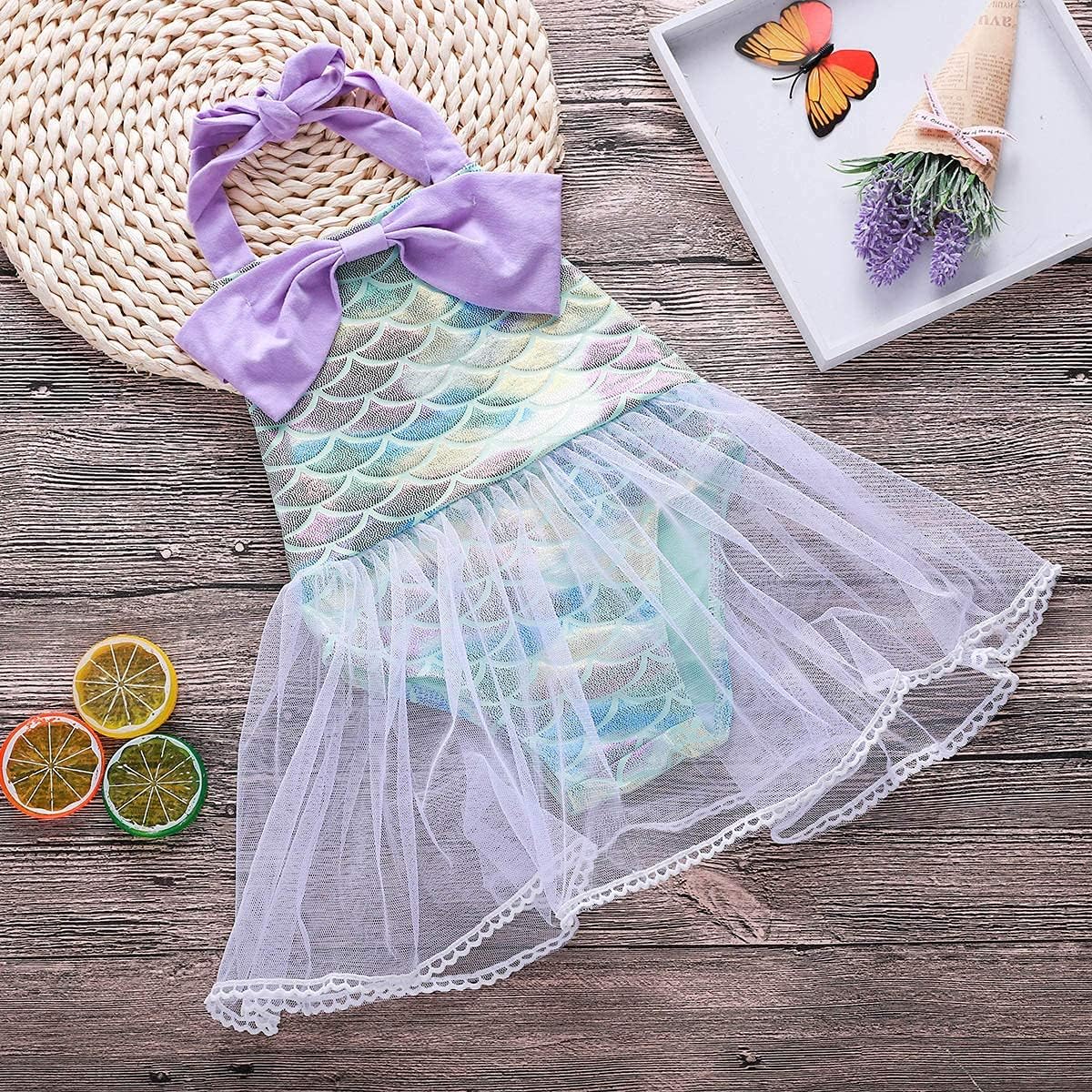 Infant Baby Girl's Mermaid Romper Bodysuit Jumpsuit Sunsuit Swimsuits Summer Outfits: Clothing, Shoes & Jewelry