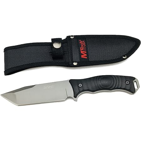 Amazon Mtech Usa シースナイフ チタンコート フルタング Mt 70t Mtechusa シースナイフ