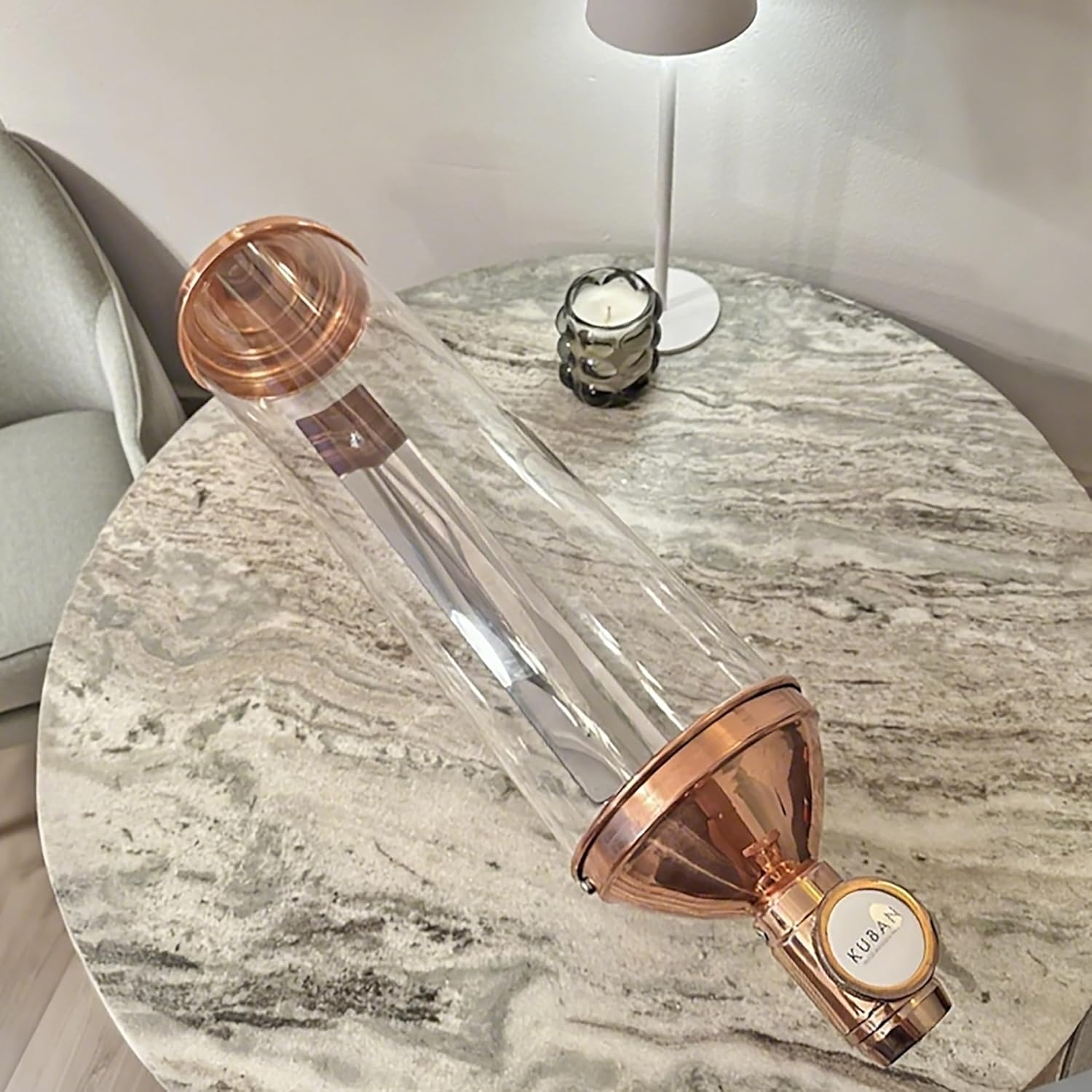 FixtureDisplays® Clear Acrylic Tube 3" (Nominal) Diameter (2.953" Exact Outside dim) x 12" Long, 5/64" (2mm) Wall Open Ended 15140-12"-1PK-SNL Listing