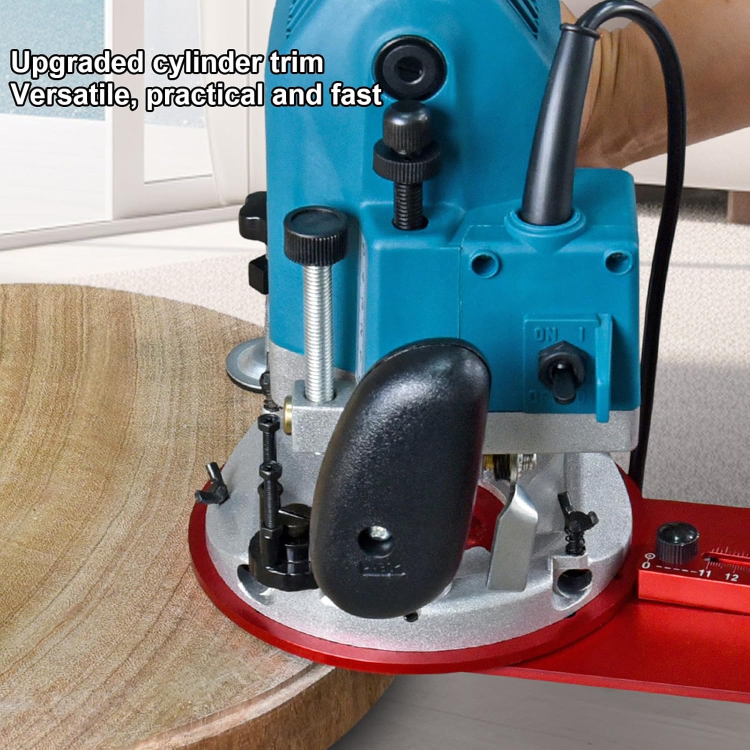 Router Milling Groove Bracket Aluminum alloy 3 in 1 Router Milling Groove Bracket Adjustable Router Jig